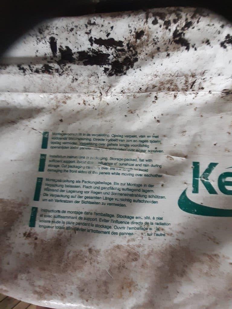 Dakrandpaneel Keralit - ral 7043 30 cm, Ophalen, Kunststof, Overige typen, Zo goed als nieuw