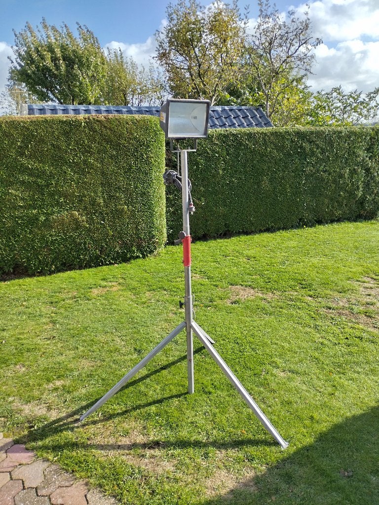 bouwlamp met statief, Gebruikt, Overige typen, Met statief, Ophalen of Verzenden