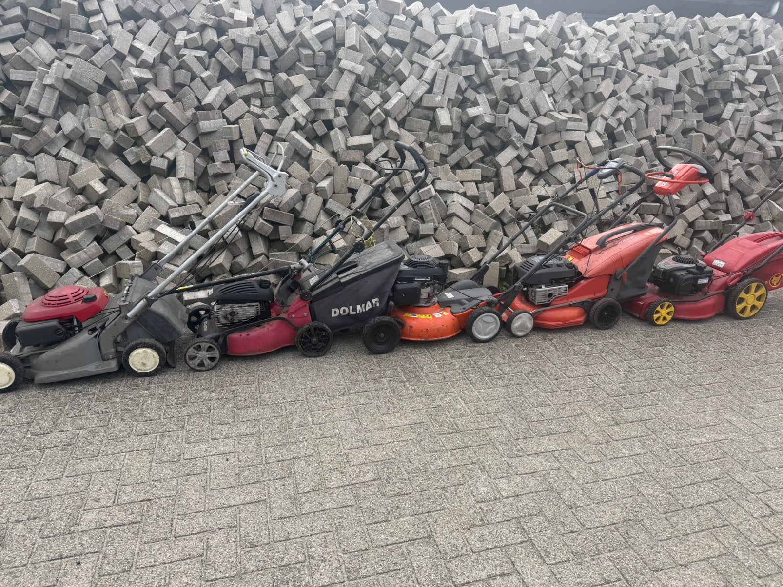 5 grasmaaier, Ophalen, Zo goed als nieuw, Bruin, Overige typen