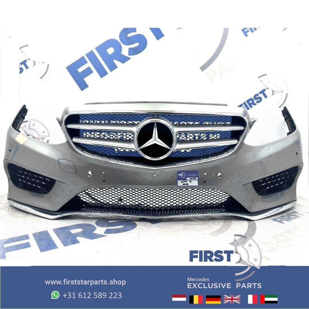 W212 BUMPER FACELIFT AMG Voorbumper COMPLEET Mercedes 2012-2, Gebruikt, -, Voor, Ophalen of Verzenden