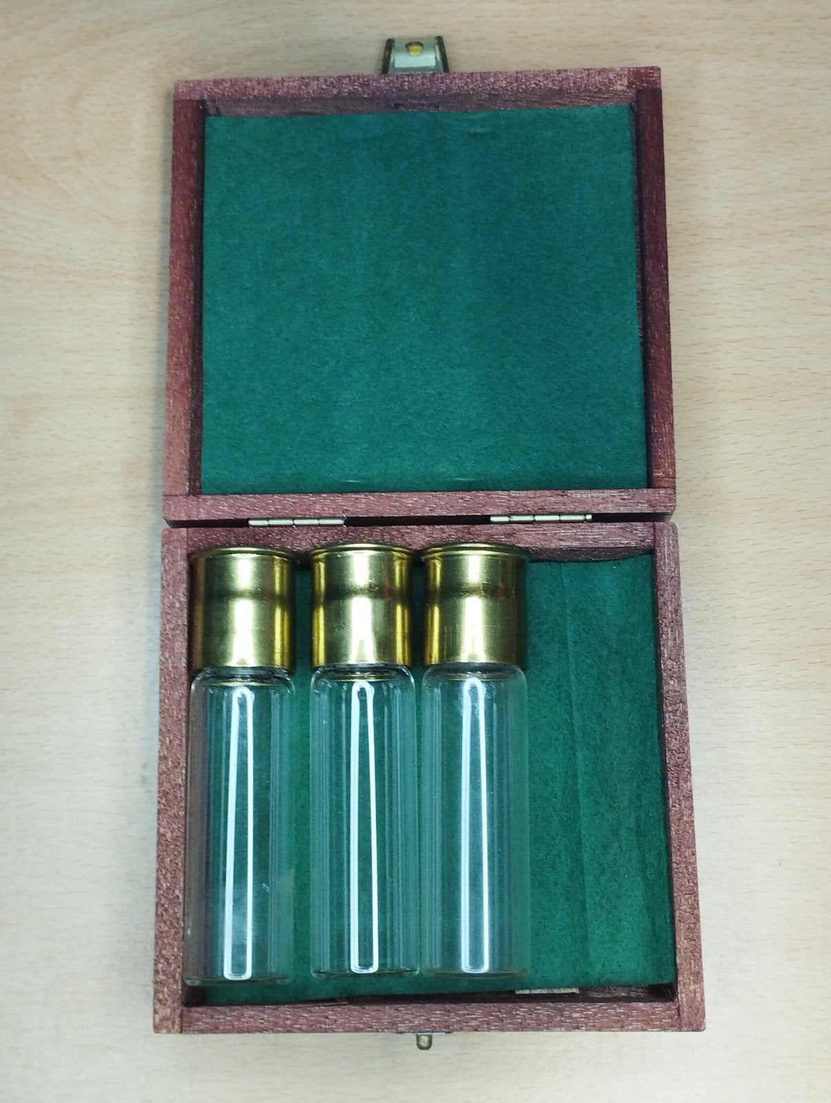 Vintage fles in de vorm van kogelhulzen, Ophalen of Verzenden, Landmacht, Nederland