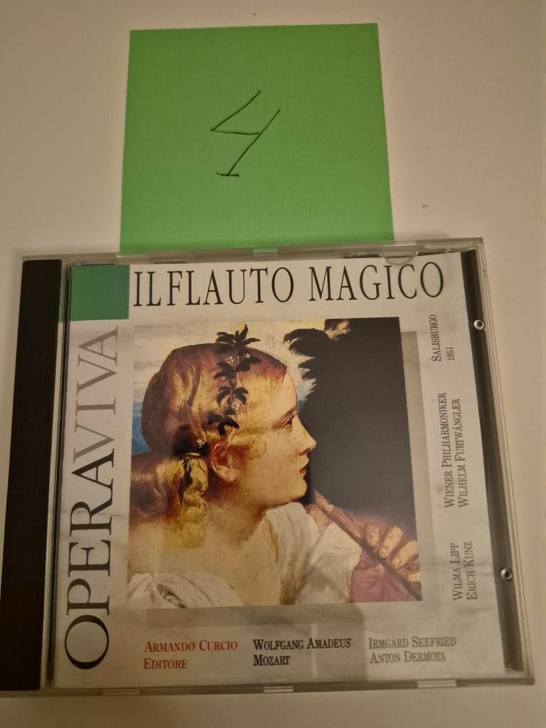 Mozart - Il Flauto Magico (Die Zauberflöte) CD - OperaViva, Ophalen of Verzenden, Classicisme, Gebruikt, Opera of Operette