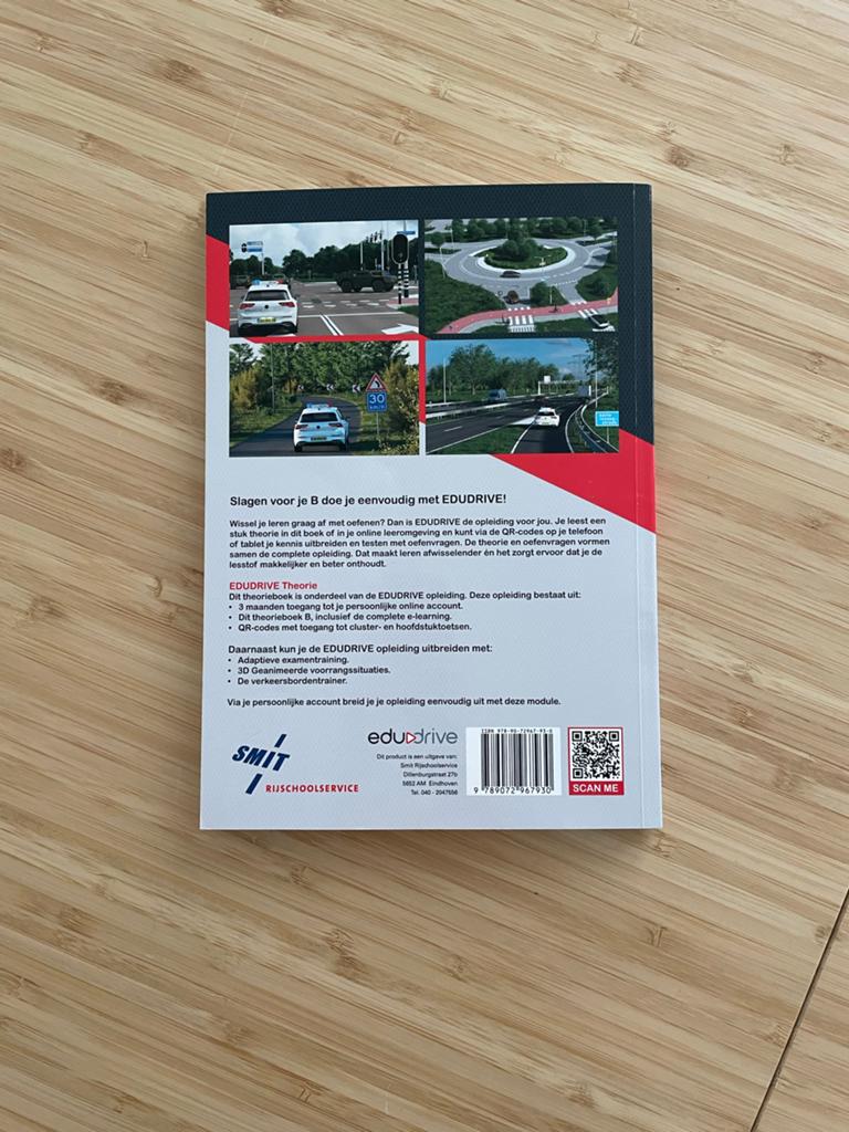 EduDrive Theorieboek Auto - Zonder online licentie, Ophalen of Verzenden, Gamma, Gelezen, Niet van toepassing