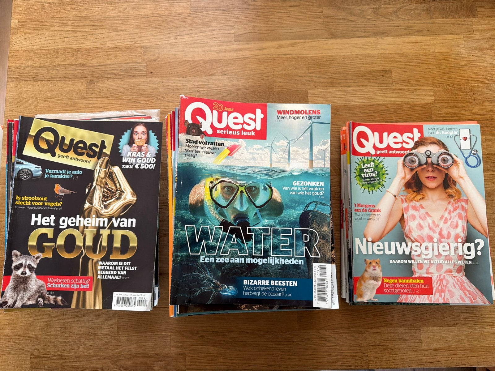 Quest Magazine Collectie: 48 reguliere en 5 speciale edities, Boeken, Tijdschriften en Kranten, Ophalen, Gelezen, Wetenschap en Natuur