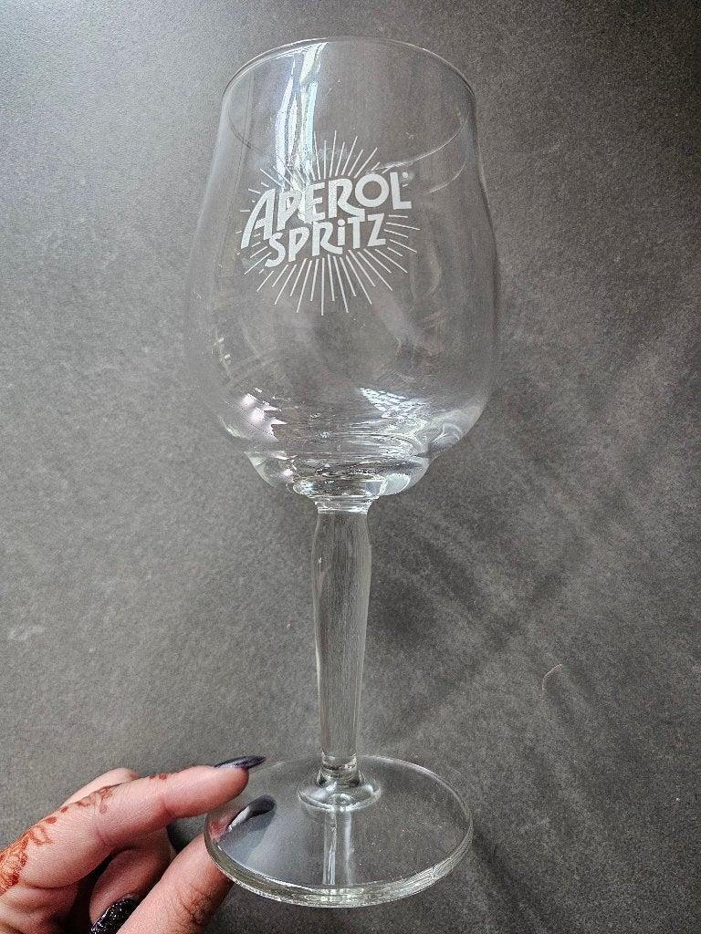 5 glazen - Aperol Spritz, Ophalen of Verzenden, Zo goed als nieuw, Overige typen