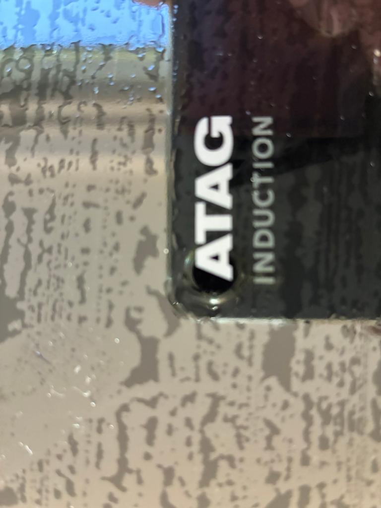 ATAG inductiekookplaat (periflex aansluiting) incl boekje, Zo goed als nieuw, Inbouw, Inductie, 4 kookzones