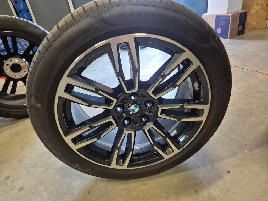 BMW M Performance 19 inch velgen met zomerbanden, Auto-onderdelen, Banden en Velgen, Banden en Velgen, Personenwagen, Zomerbanden