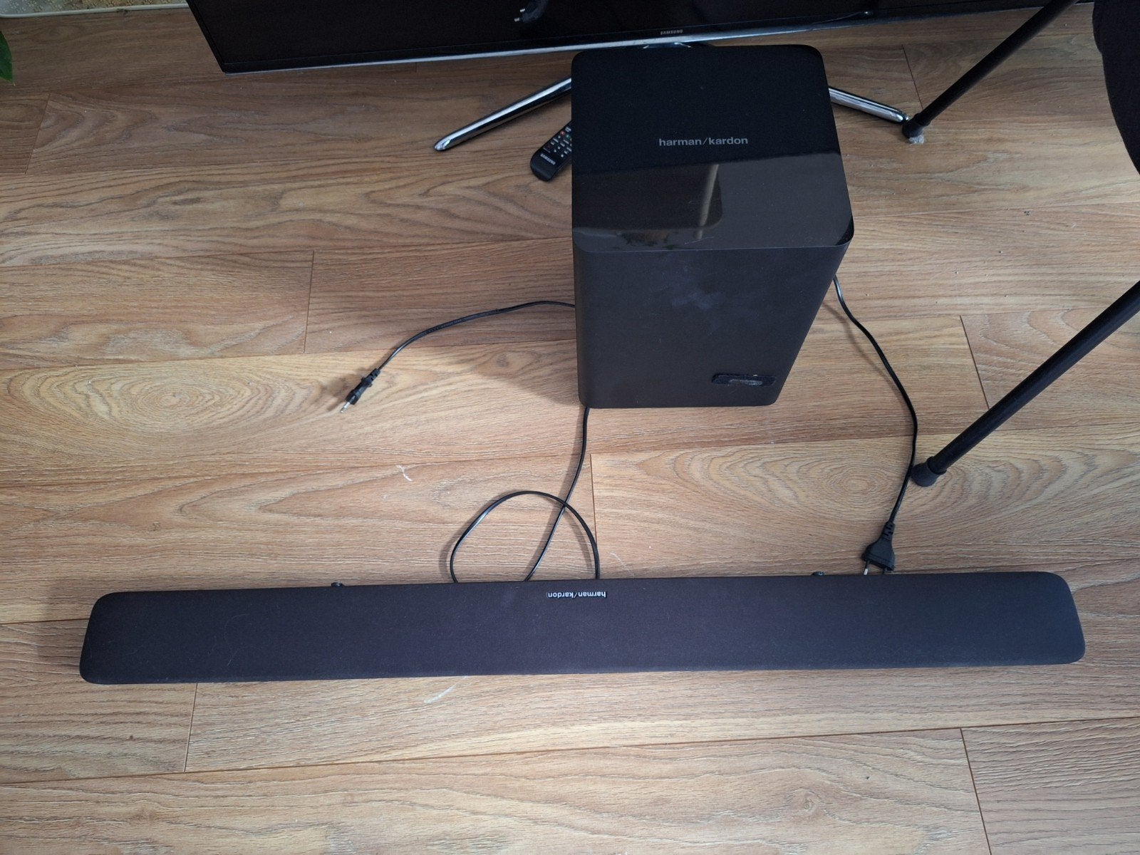 Harman Kardon SB20 Soundbar met draadloze subwoofer, Ophalen of Verzenden, Zo goed als nieuw, S, S