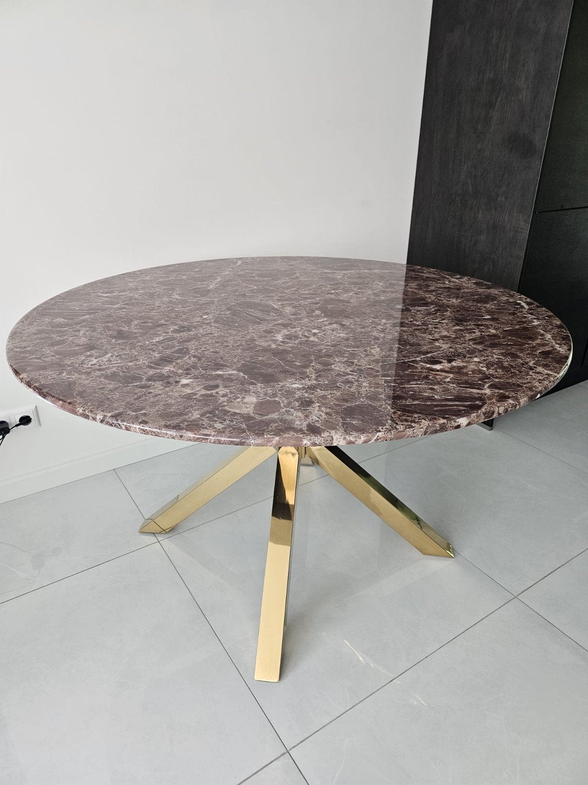 Grote eettafel 120cm en salontafels 90/70cm, Huis en Inrichting, Tafels | Eettafels, Overige materialen, Rond, Ophalen of Verzenden