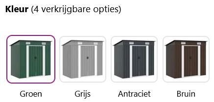 Tuinhuis tuinschuur gereedschapskast staal GRATIS BEZORGD!, Tuin en Terras, Tuinhuizen, Minder dan 250 cm, Tuinhuis, Verzenden