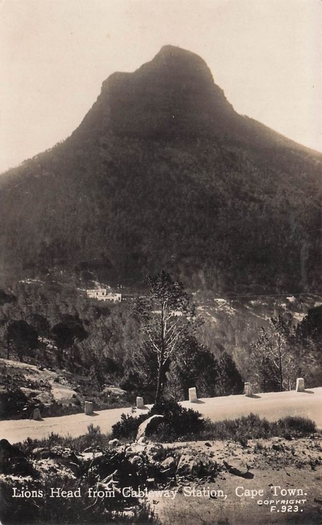 703-287-019 Lions Head from Cableway Station Cape Town, Verzenden, Voor 1920, Overig Europa