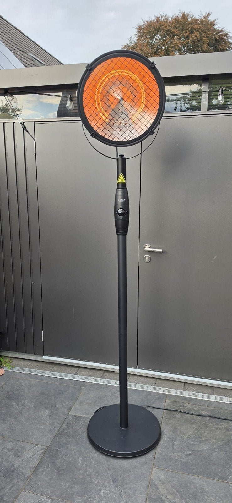 Sunred terrasverwarmer, Ophalen, Zo goed als nieuw, Elektrisch, Vloer