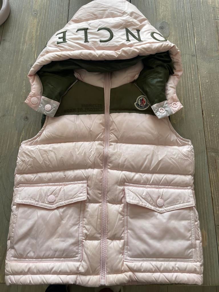Originele Moncler Bodywarmer, Kinderen en Baby's, Ophalen, Zo goed als nieuw, Jas