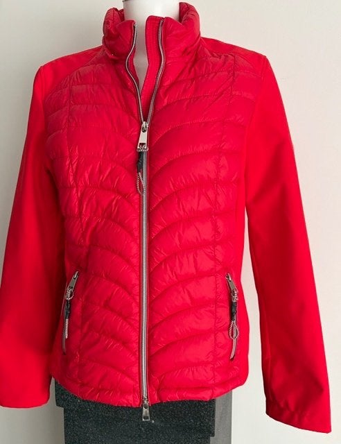 BARBARA LEBEK rood outdoorjacket maat 40 Designed in Germany, Maat 38/40 (M), Verzenden, Zo goed als nieuw, Barbara Lebek