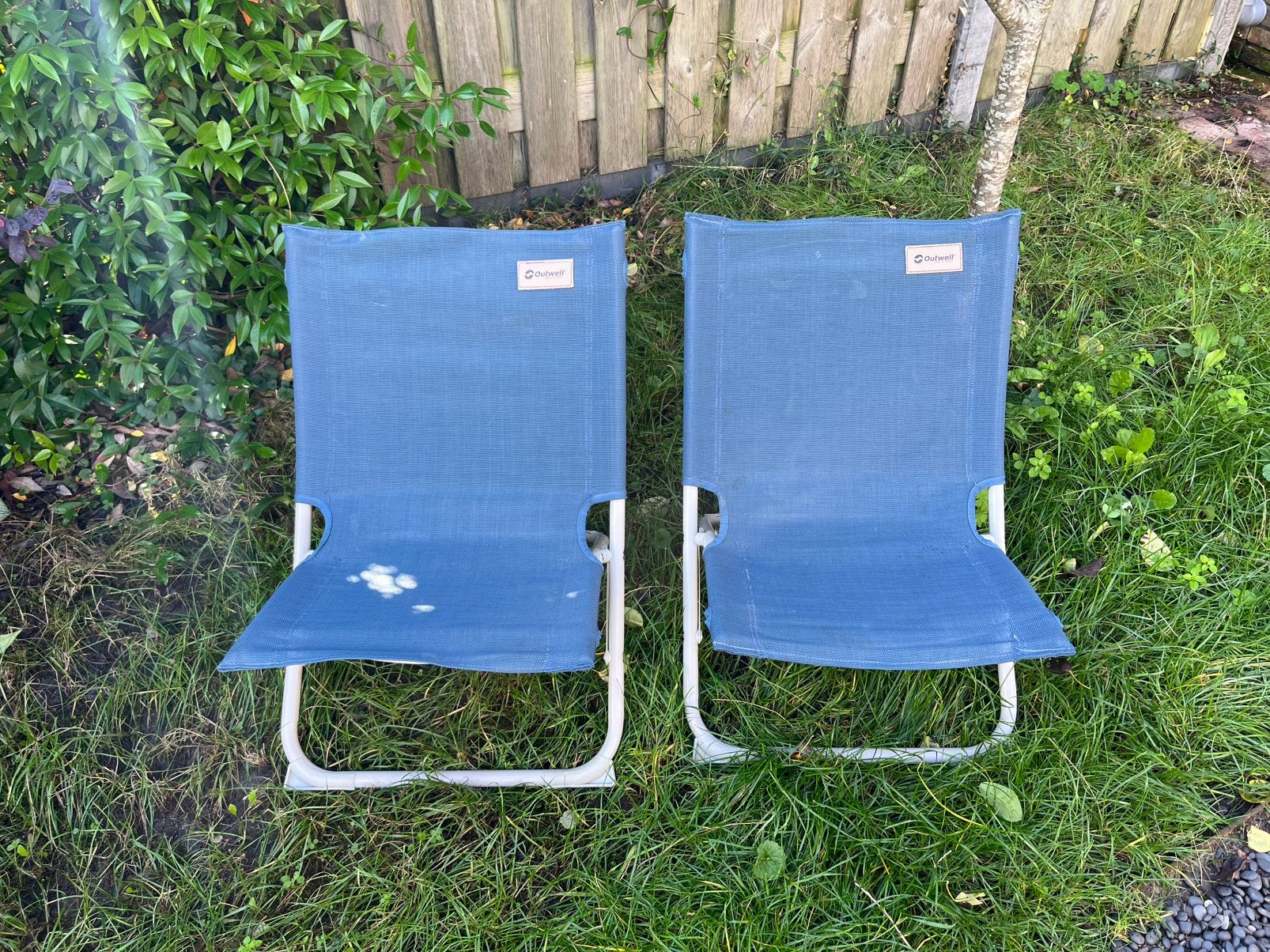 Outwell Sauntons Stoel 2x, Caravans en Kamperen, Ophalen, Gebruikt, Campingstoel