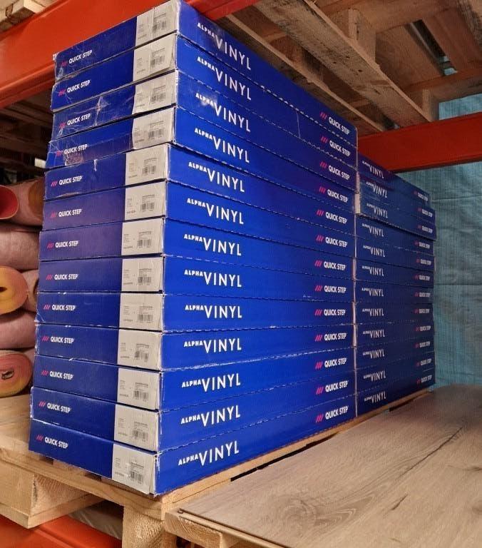 Restpartij 49 m2 Klik PVC Quick-Step beton rots AVST40234., Ophalen, Breestraat 2B 8710 Wielsbeke Belgium, Www.unilin.com, Nieuw
