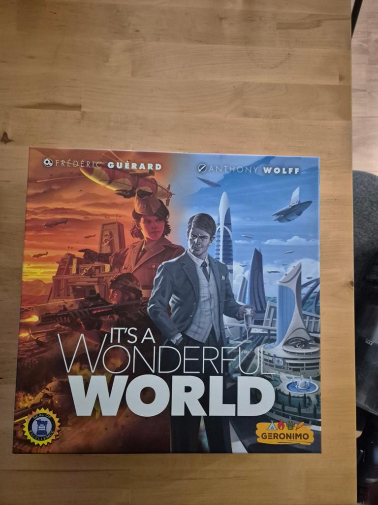 It's a Wonderful World Bordspel, Een of twee spelers, Ophalen of Verzenden, Zo goed als nieuw, Geronimo