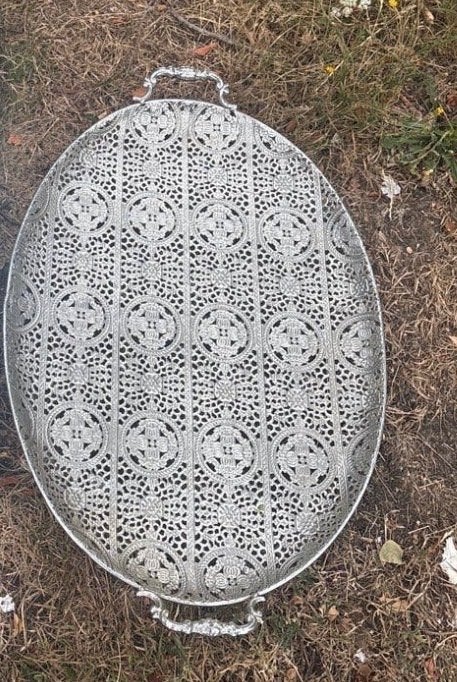 Decoratief dienblad met handvatten, Ophalen of Verzenden