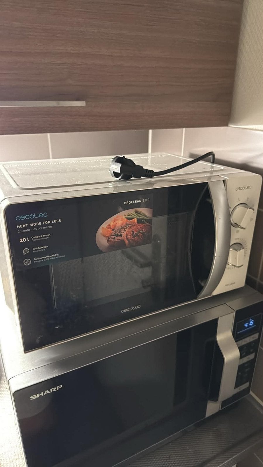 Cecotec microwave, Witgoed en Apparatuur, Magnetrons, Ophalen of Verzenden, Zo goed als nieuw