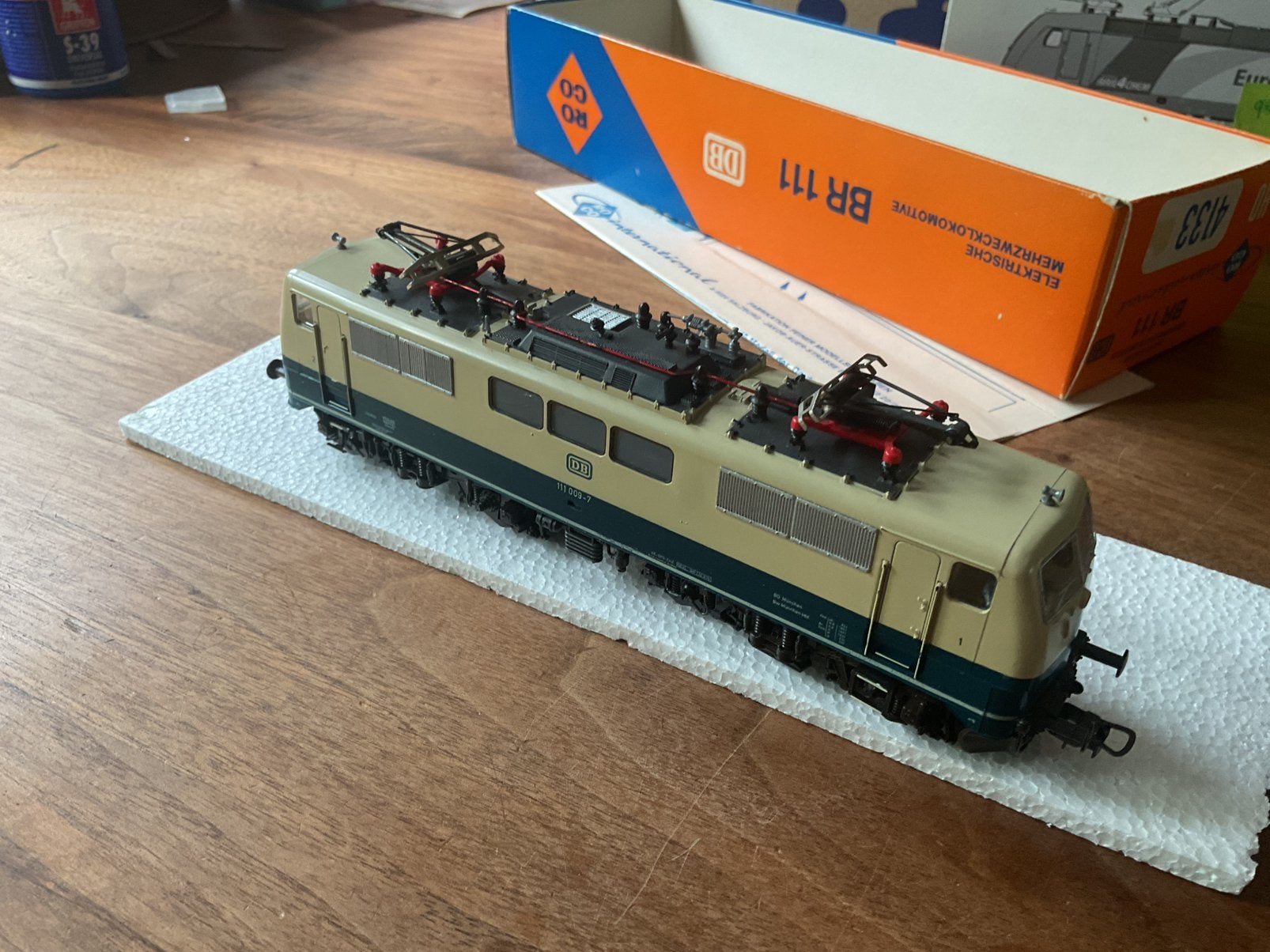 Roco DB BR111 gelijkstroom, Gelijkstroom, Wagon, Ophalen of Verzenden, Zo goed als nieuw