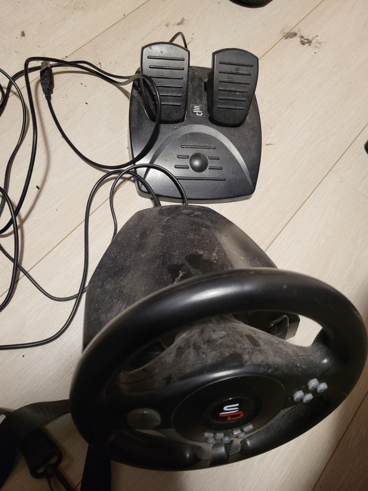 Superdrive SV 250 racestuur met pedalen, Ophalen, Gebruikt
