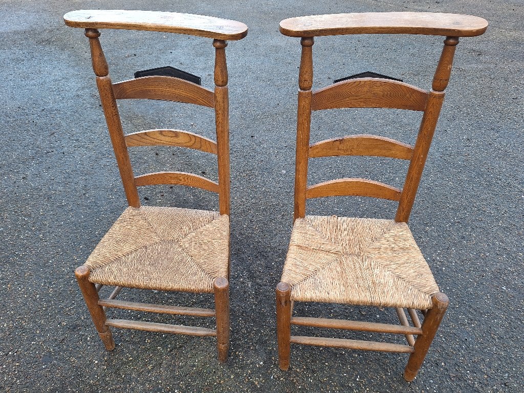 2x kerkstoel bidstoel, Ophalen