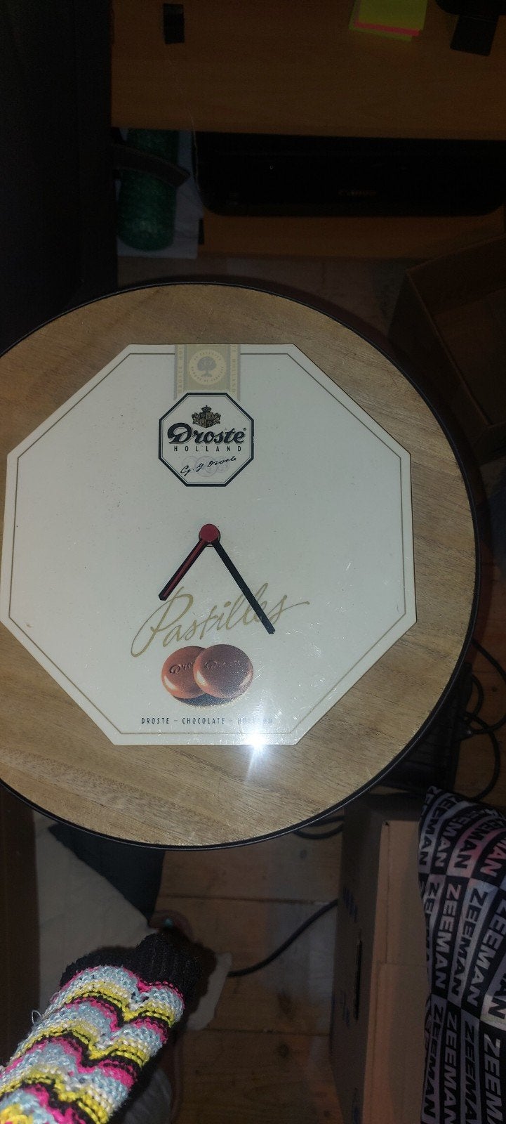 Droste klok, Verzamelen, Blikken, Ophalen of Verzenden, Overige, Droste