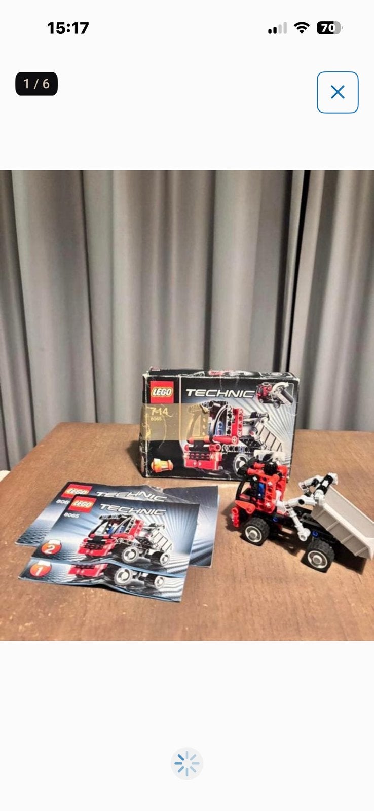 LEGO Technic 8065 Mini Container Truck 2-in-1, Ophalen of Verzenden, Zo goed als nieuw