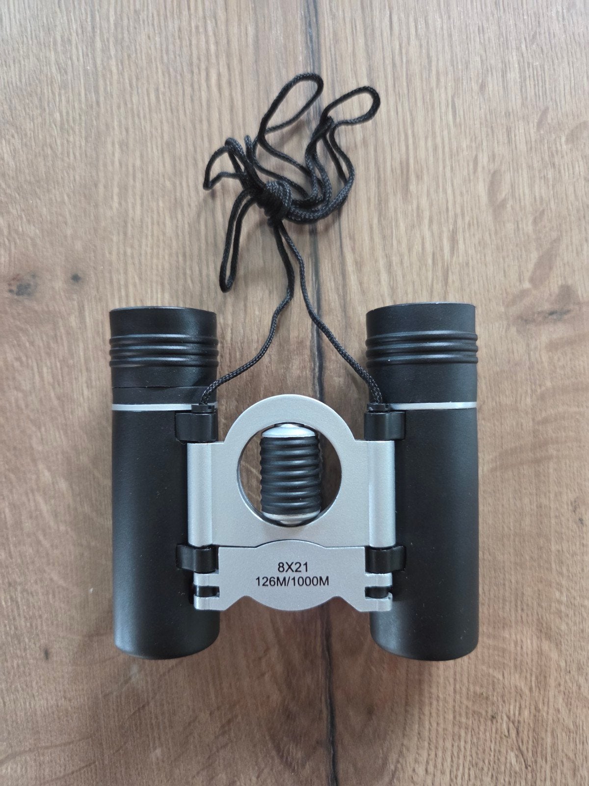 Compacte Verrekijker 8x21 met Tas en Doekje, Ophalen of Verzenden, Zo goed als nieuw, Met hoes of tas, Dakkant (recht)