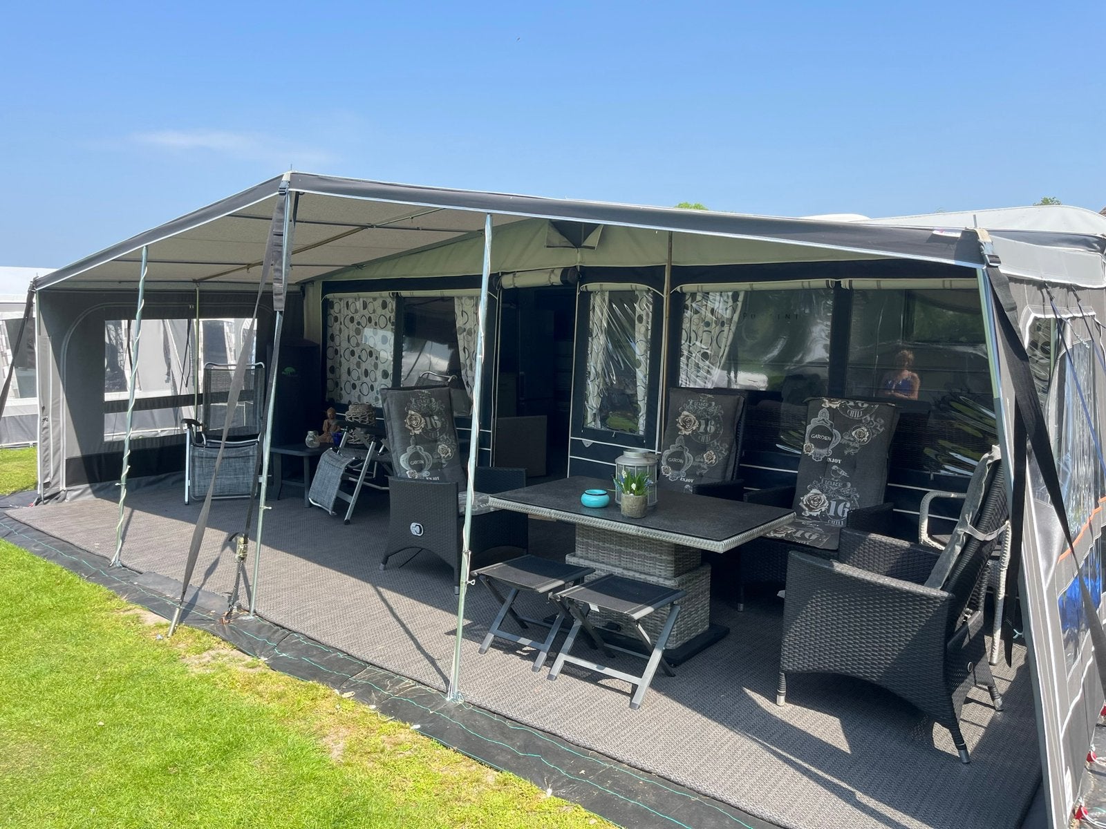 Tabbert puccini 6.55, Caravans en Kamperen, Tot en met 4