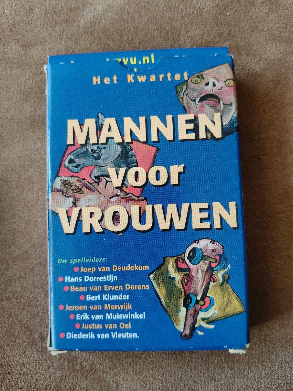 Het kwartetspel Mannen voor Vrouwen nav de RVU cursus., Ophalen of Verzenden