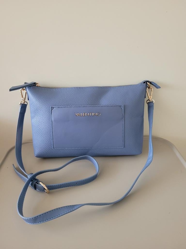 Mario Valentino tas blauw schoudertas, Ophalen of Verzenden, Zo goed als nieuw, Blauw, Schoudertasje