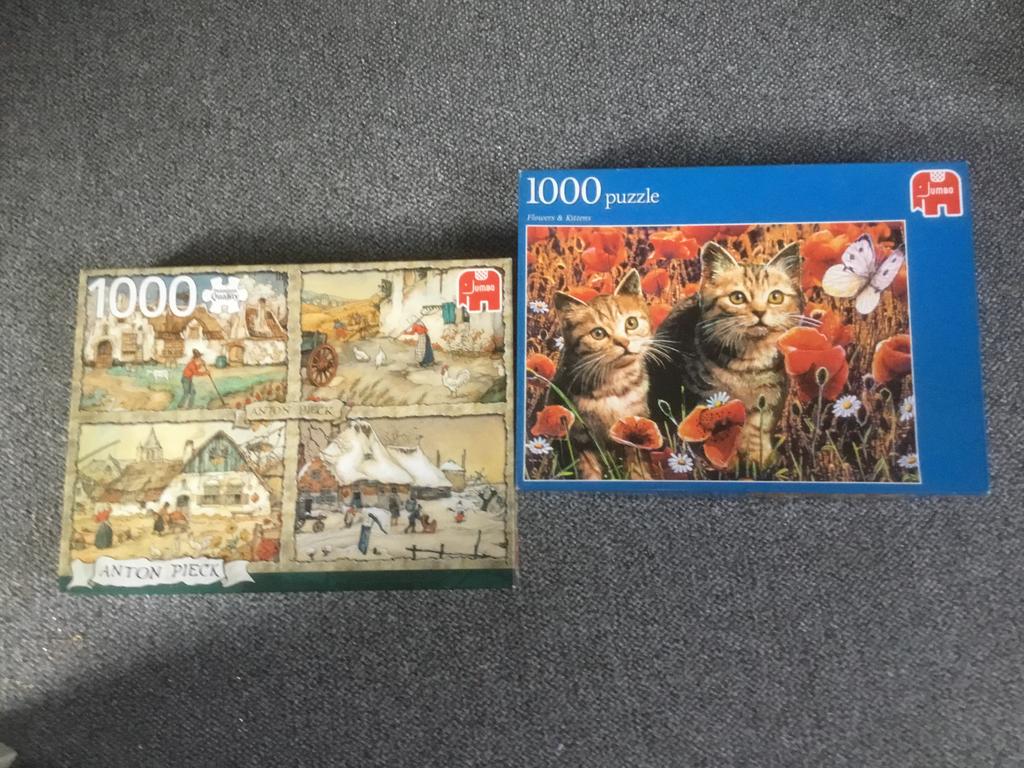 2 jumbo puzzels., Ophalen of Verzenden, Zo goed als nieuw
