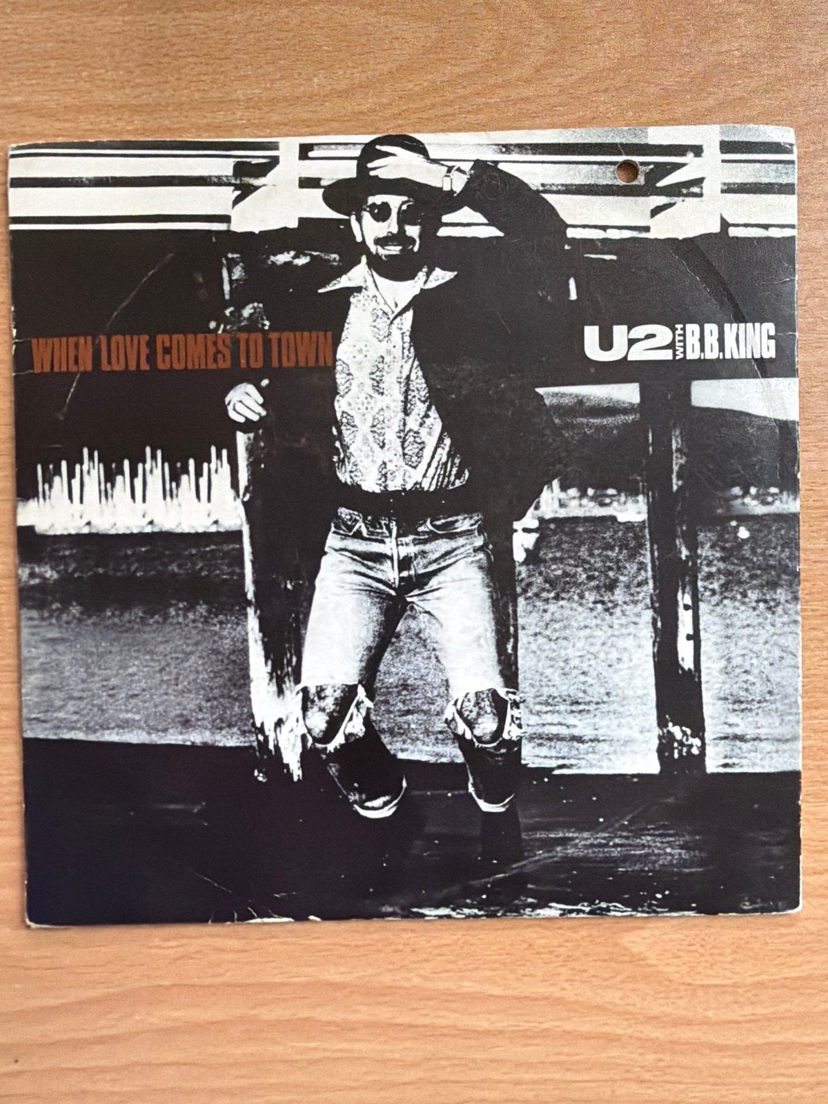U2 & B.B. King - When Love Comes to Town (Vinyl Single), Ophalen of Verzenden, Gebruikt, Overige formaten, Poprock