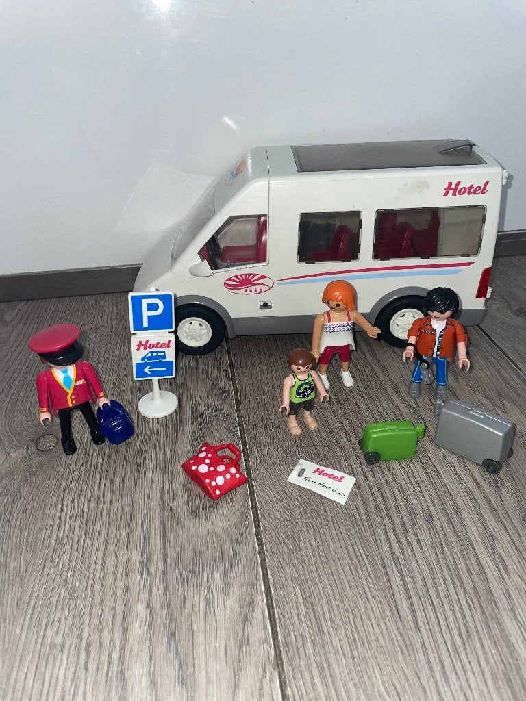 Playmboil hotel bus en hotel minidisco, Ophalen of Verzenden