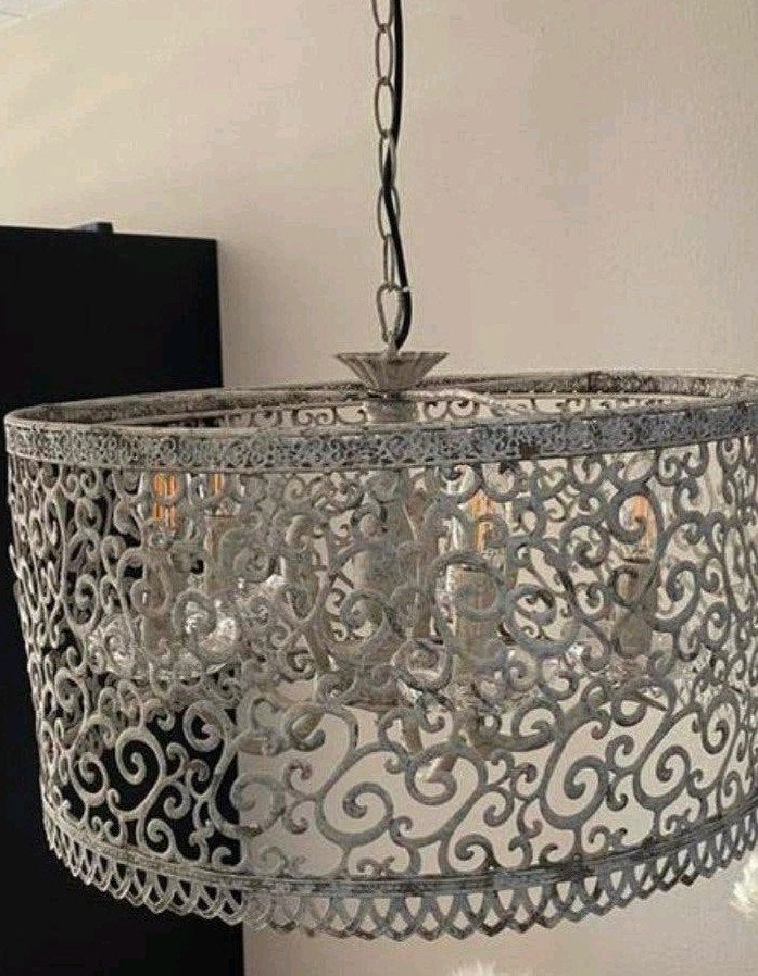 Riverdale kroonluchter / hanglamp Metaal, Ophalen, Metaal