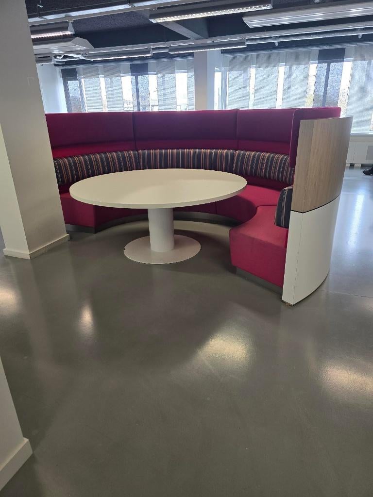 Ronde kantine loungeset, Gebruikt, ., Ophalen of Verzenden, .