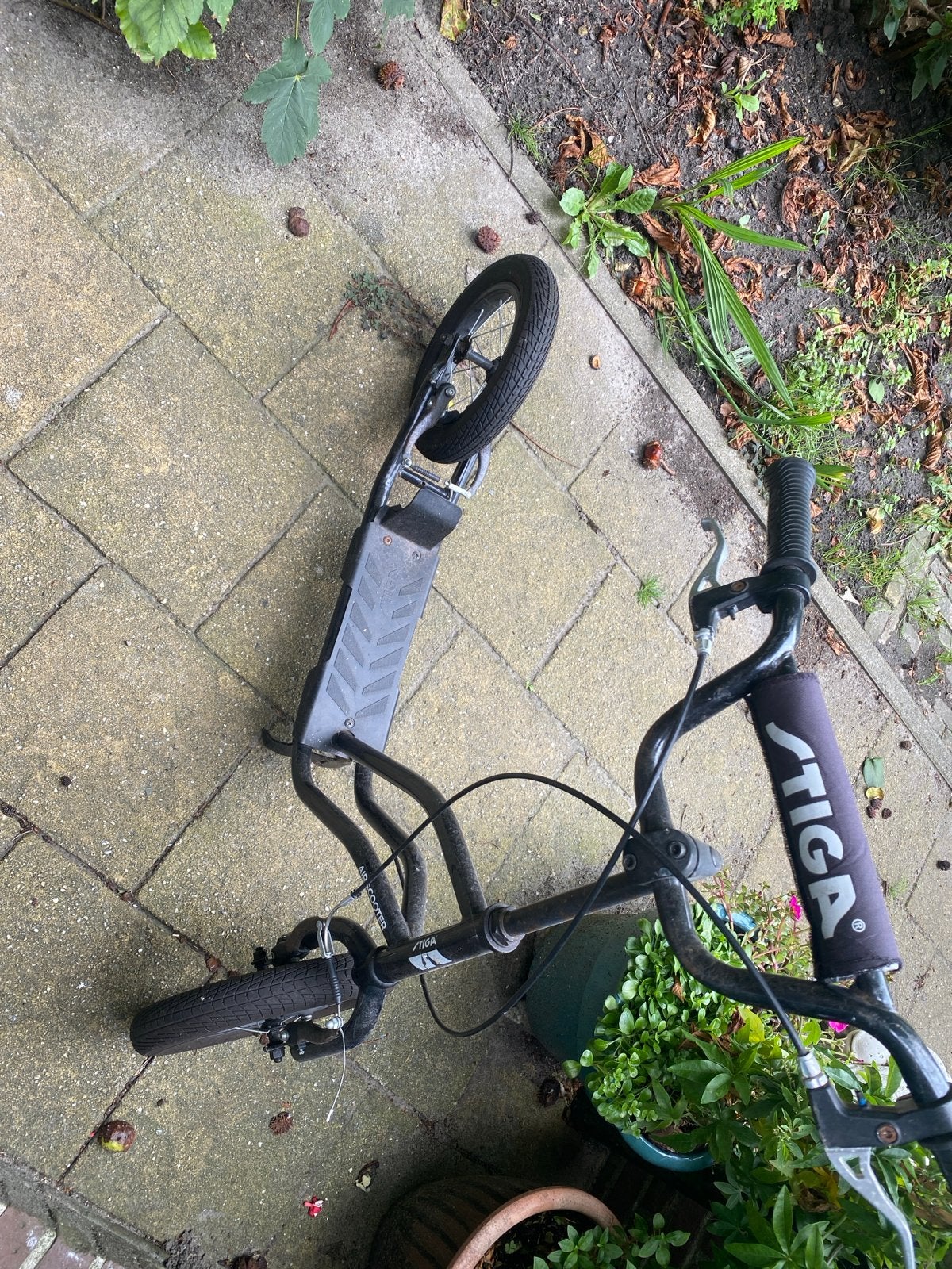 Stiga Air Scooter - Stevige step met luchtbanden, Ophalen of Verzenden, Gebruikt, Gewone step