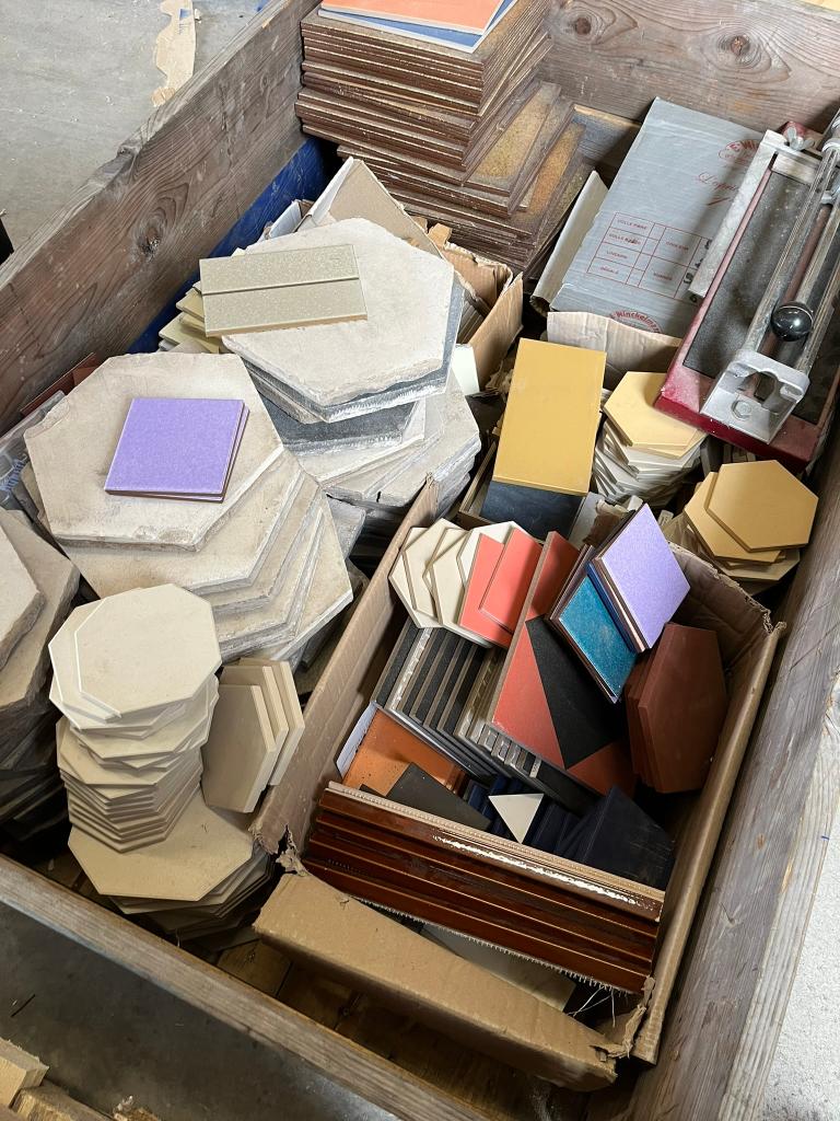 tegels, Ophalen, Nieuw, Beton, Overige typen