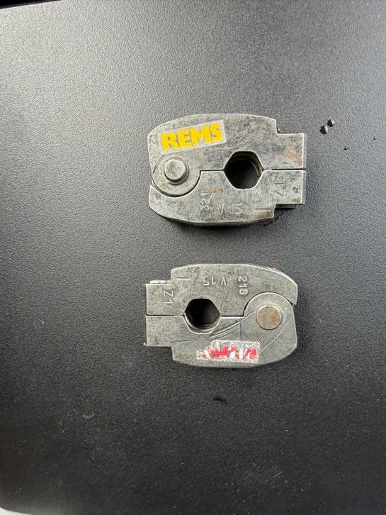 REMS en Roller V15 persbekken, Ophalen of Verzenden, Gebruikt, Overige typen, Overige merken