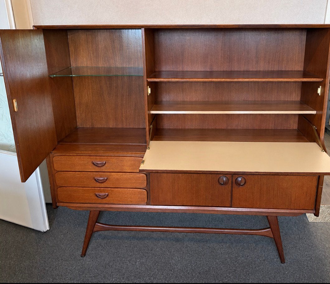 Vintage Buffet Kast van  Louis van Teeffelen jaren 60, Huis en Inrichting, Ophalen, 50 tot 100 cm, Zo goed als nieuw, 25 tot 50 cm