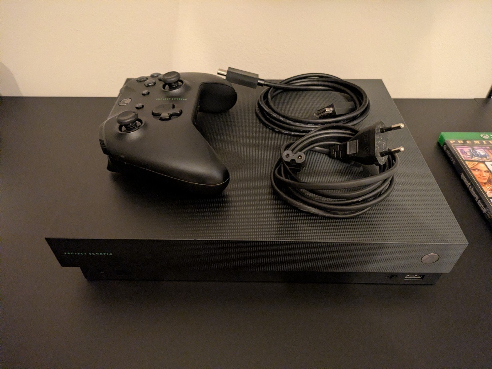 Xbox One X Project Scorpio Edition met games en controller, Ophalen of Verzenden, 1 TB, Met 1 controller, Xbox One X