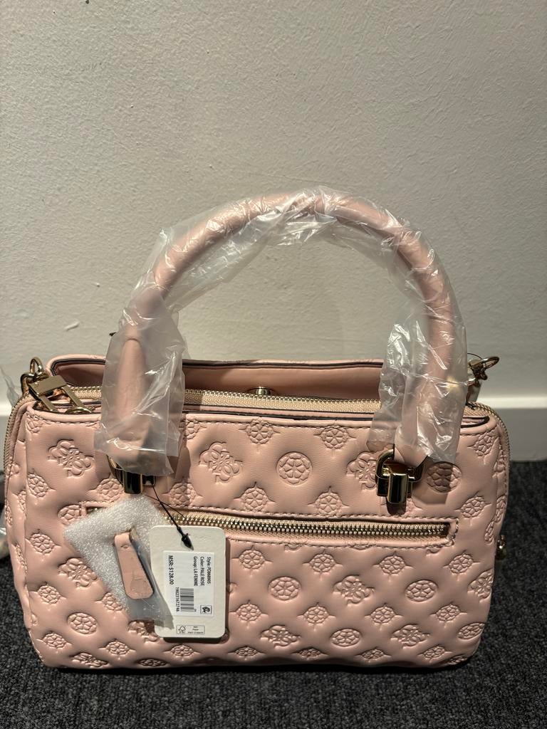 Nieuwe Guess handtas in roze met logo-reliëf, Ophalen of Verzenden, Nieuw, Roze, Handtas
