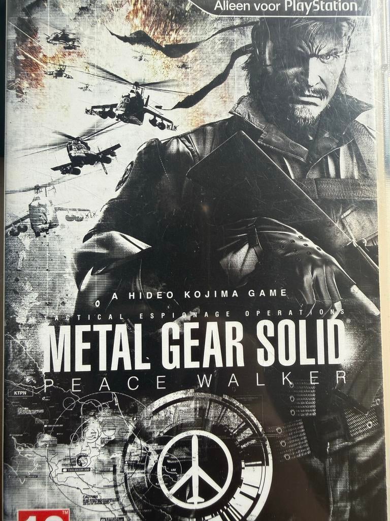 Metal Gear Solid Peace Walker PSP, Spelcomputers en Games, Games | Nintendo Switch, Zo goed als nieuw, Avontuur en Actie, 1 speler