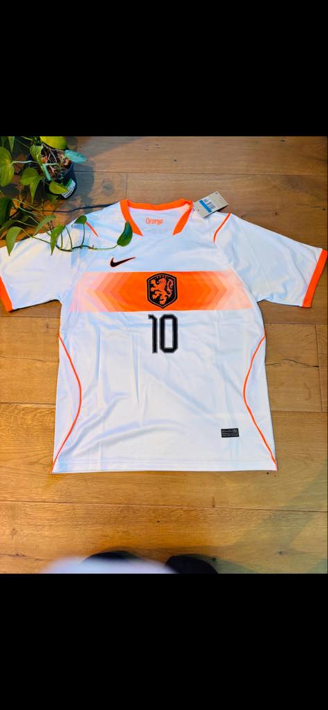 Oranje voetbalshirt met nummer 10 en Memphis op de rug, Maat M, Verzenden, Nieuw, Shirt