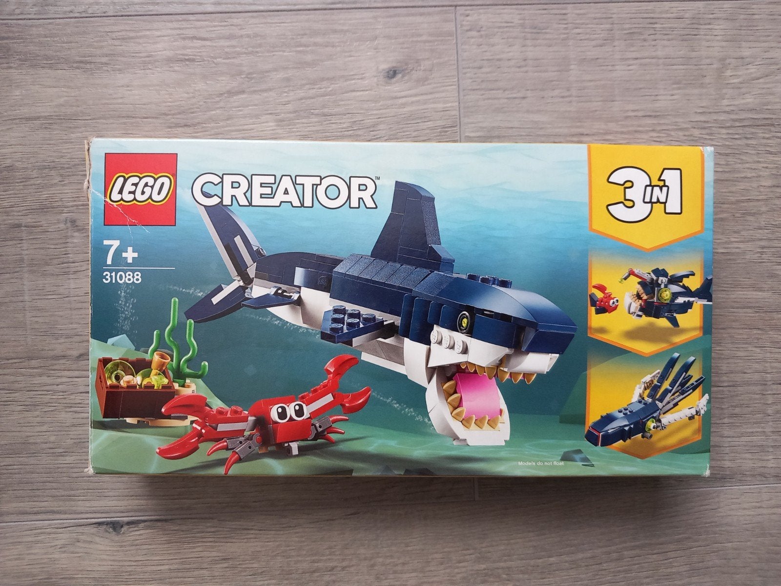 lego 31088 creator 3 in 1 diepzeewezens, Gebruikt, Lego, Ophalen of Verzenden, Creator