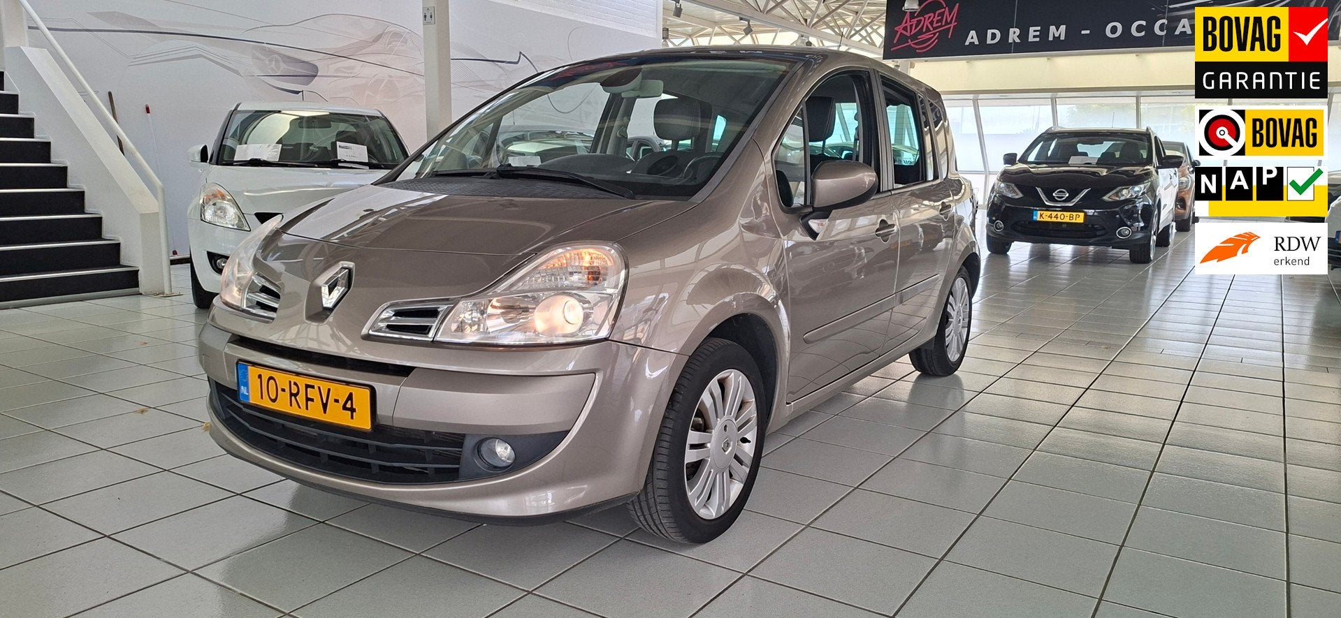 Renault Grand Modus 1.2 TCE Exception, lage kilometers NAP /, Euro 5, Stof, Gebruikt, Zwart