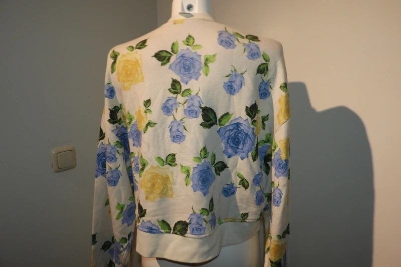 The Kooples sweater bloemen print in kleur baggy look M, Maat 38/40 (M), Overige kleuren, Verzenden, Zo goed als nieuw