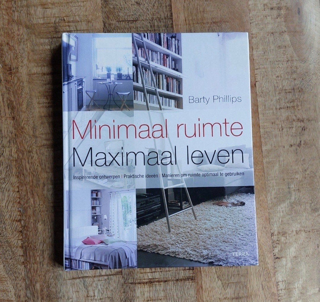 BOEK Minimaal ruimte Maximaal leven, Ophalen of Verzenden, Nieuw, Barty Philips