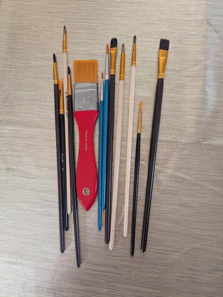 Set penselen / kwasten voor hobby, Ophalen of Verzenden, Nieuw